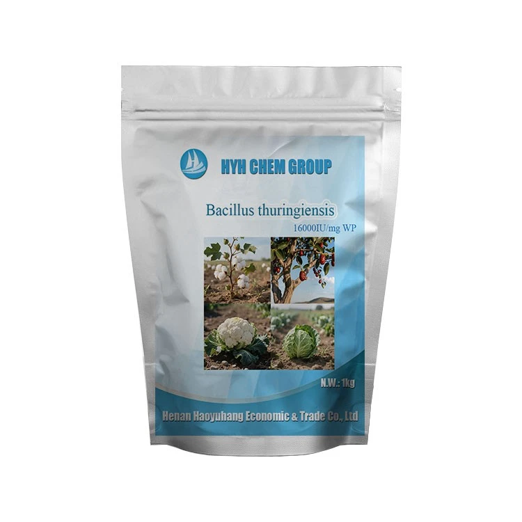 Efficient Control Of Agricultural Pests Bacillus Thuringiensis 50000IU/mg WP;16000IU/mg WP ;32000IU/mg WP CAS No.68038 - 71 - 1 For Chinese Cabbage And Broccoli. factory